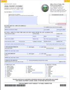 Vessel Property Statement