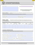 Agricultural Property Questionnaire