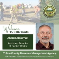 Tulare County RMA Welcomes New Assistant Director of Public Works