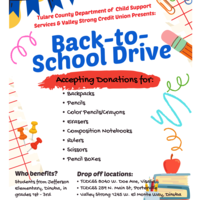 Back-to-School Drive Benefits Dinuba Students