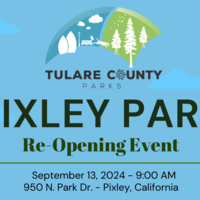 Celebration Planned for Pixley Park Re-Opening