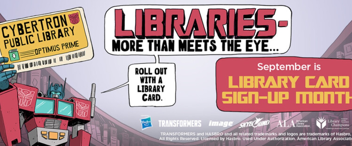 Roll Out to the Library this September for Library Card Sign-Up Month