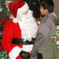 Boy with Santa