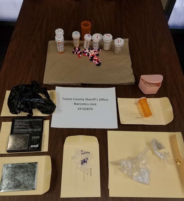 Meth, Scales & Pills Found Inside Tulare Home - Tulare County Sheriff